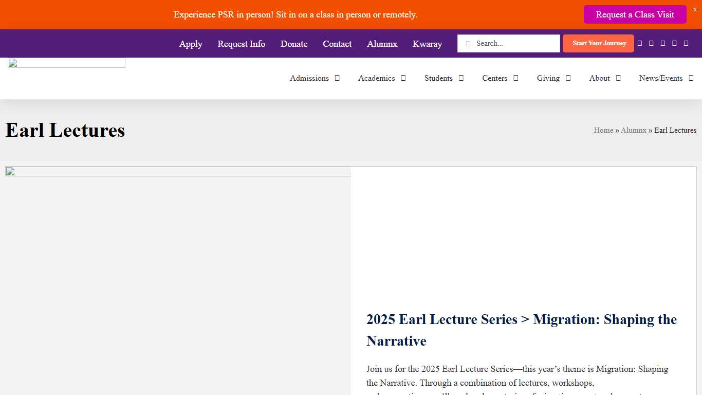 Earl Lectures - Pacific School of Religion